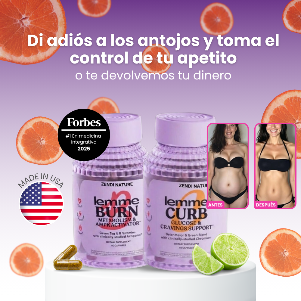 Zendi Nature™ Lemme Burn and Lemme Curb | Start transforming your weight today with a simpler, more balanced, and sustainable approach