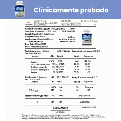Magnesium Complex - optimize your physical and mental performance and relax your muscles