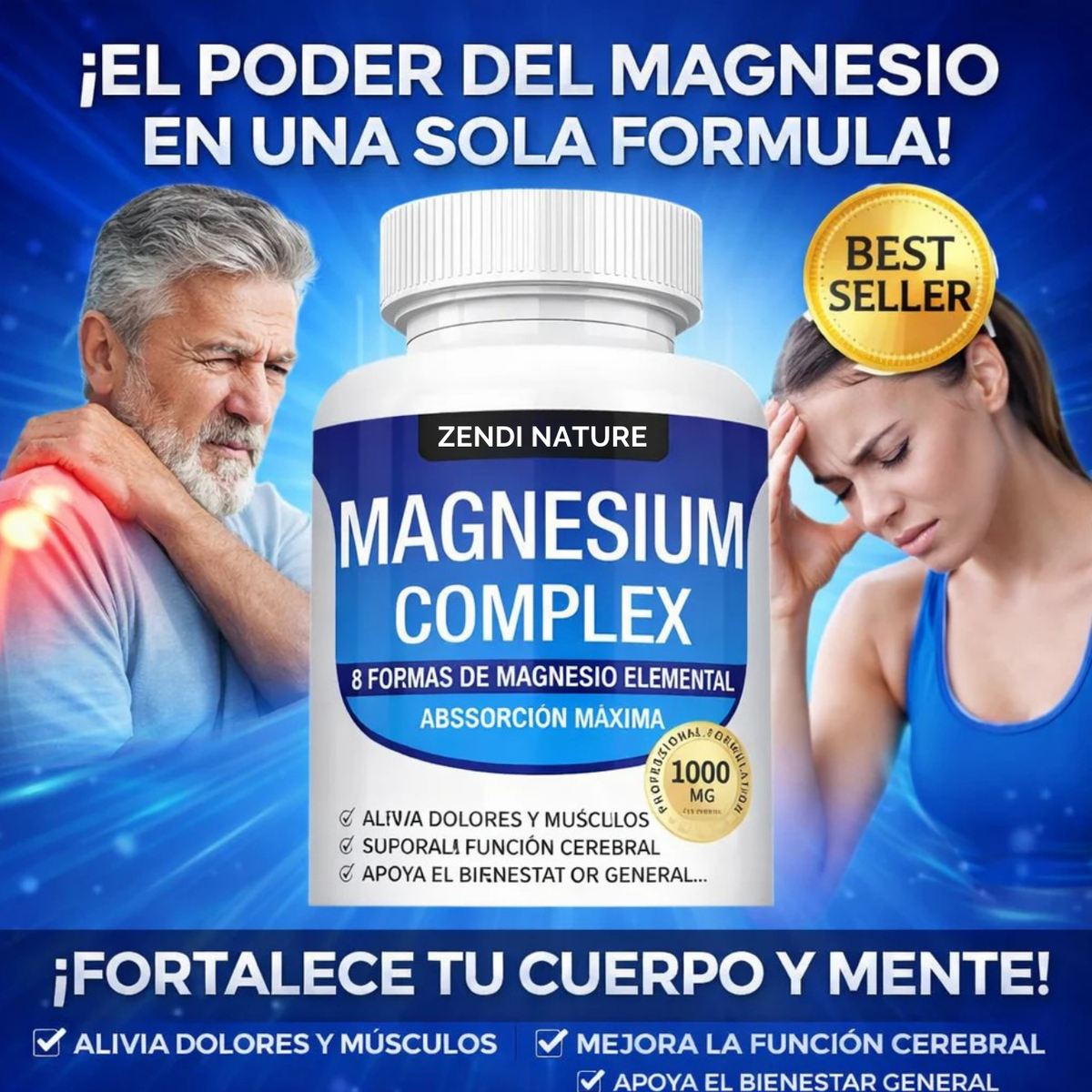 Magnesium Complex - optimize your physical and mental performance and relax your muscles