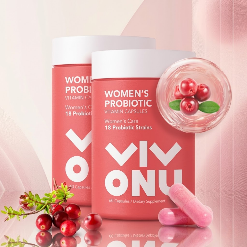 Probiotic Capsules for Women | Odor Control with Cranberry Extract | pH Balance and Feminine Wellness Formula