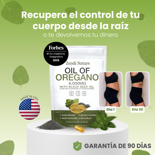 Oil of Oregano | Recover Your Digestive Wellness, Reduce Bloating and Naturally Regain Your Daily Energy From Day One