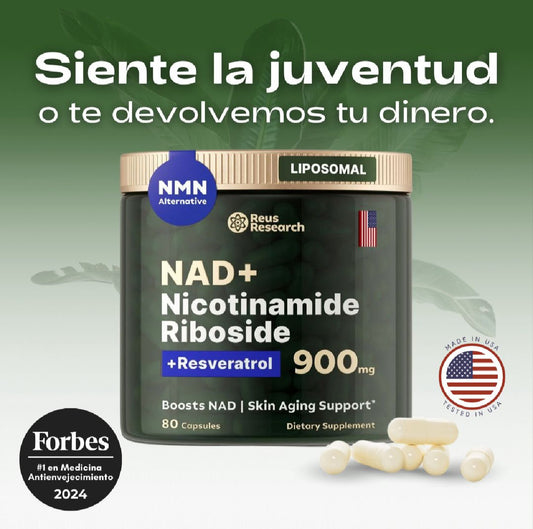 Restore your energy, rejuvenate your cells, and boost your mind with NAD+ RESVERATROL, live longer and better