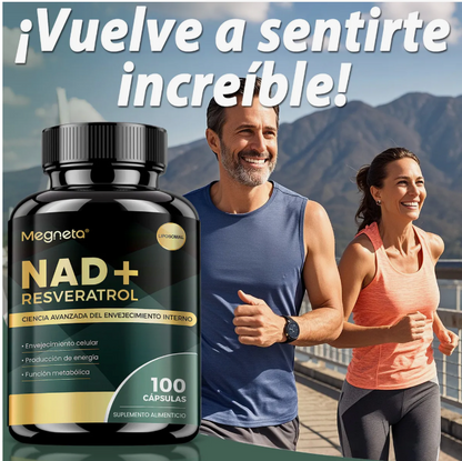NAD+ Resveratrol 1200 mg | Made in USA | – Anti-Aging, Energy & Focus from the first capsule