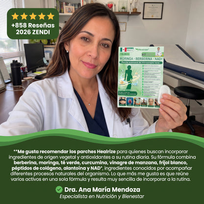 Official Store | Healrize® 2026 12-in-1 Slimming Patch with Moringa · Berberine × NAD+ 🇲🇽 (Controls appetite, regulates sugar, prevents diabetes, eliminates flabbiness while you sleep)
