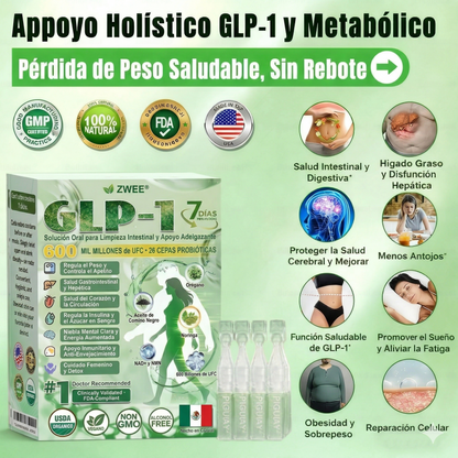 Official Store | ZWEEN® GLP-1 Oral 💊 12-in-1 Advanced Formula 🇲🇽 (Only 1 per day, visible changes in 7 days) 👨‍⚕️ Appetite control, metabolism, body fat, sleep apnea, joint problems and more 💝