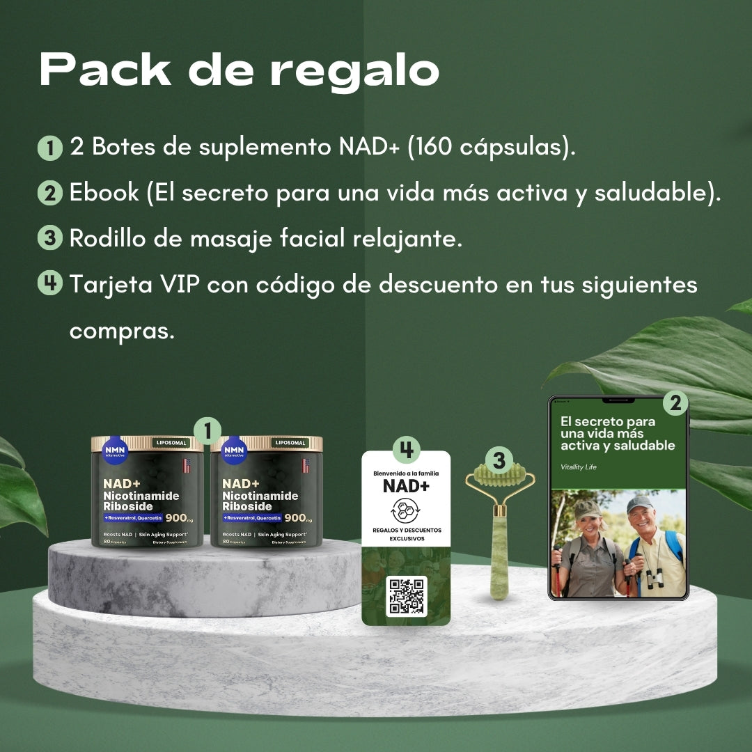 NAD+ RESVERATROL | Restore your cellular energy, stop aging, and regain the vitality of your 30s